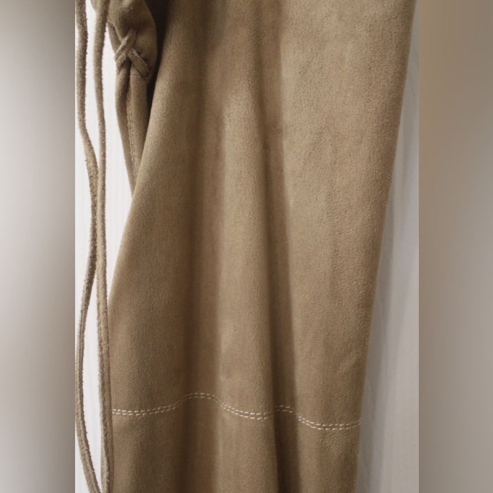 French Connection Size 11 Tan Faux Suede Over-the-Knee Boots w/4”Stiletto Heel - Picture 5 of 14